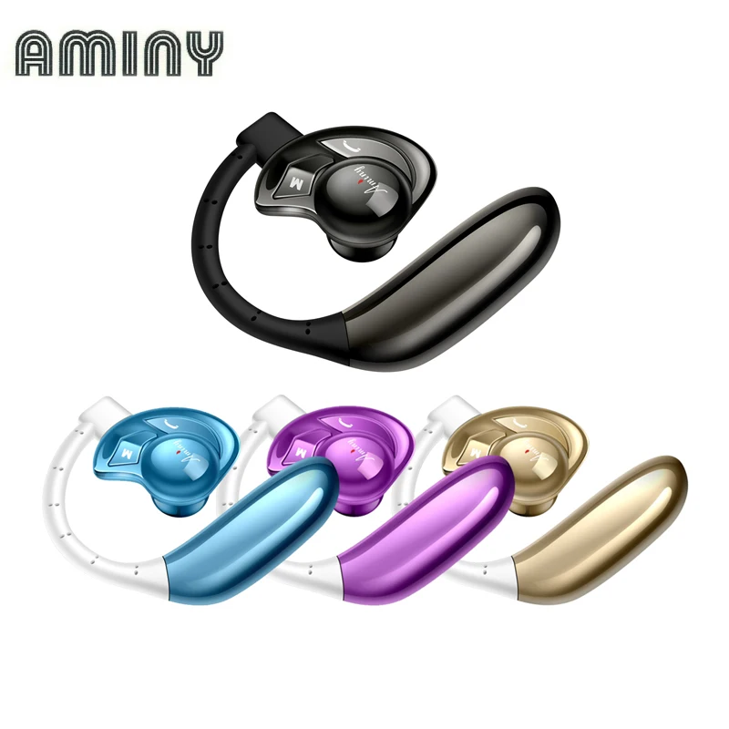 Aminy Unique Replaceable Battery Ufo Bluetooth Headphone Sports Stereo