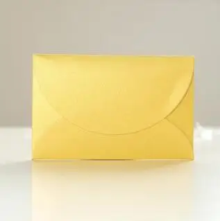 50 шт./лот ручной работы мини-конверты винтажные цветные жемчужные пустые бумажные конверт для приглашения на свадьбу конверт Рождественский подарок конверт - Цвет: 5