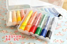 Creative Cute Crayons For Kids Hydrotropic Colored Drawing Stick Watercolor Stick 6-12-18-24colors Chenguang Stationery