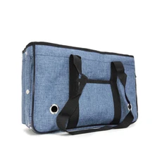 Новая сумка-переноска для собак с мягкой стороной для путешествий на открытом воздухе для маленьких собак и кошек, дышащая сетчатая сумка для собак с карманом