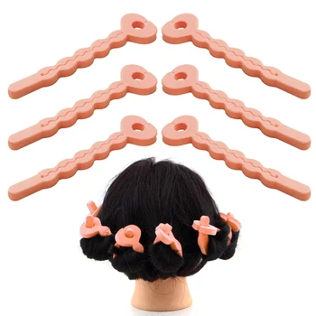 

6 Pcs/lot Hot Selling Sponge Curler Hair Rollers Soft Foam Sponge Hair Curlers Tools Strip Salon Hair Style Tools