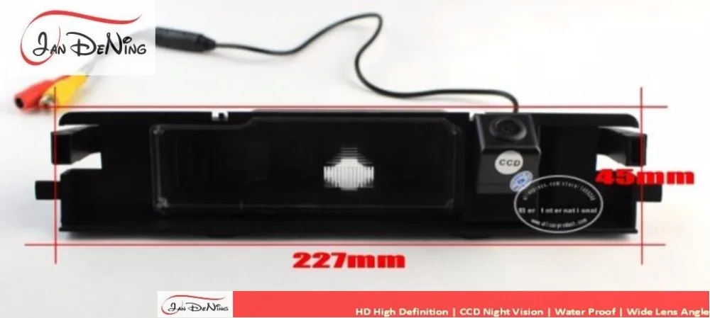 JanDeNing HD CCD Автомобильная камера заднего вида/резервная камера заднего вида/светильник для номерного знака OEM для Toyota Yaris XP90 хэтчбек 2005-2011