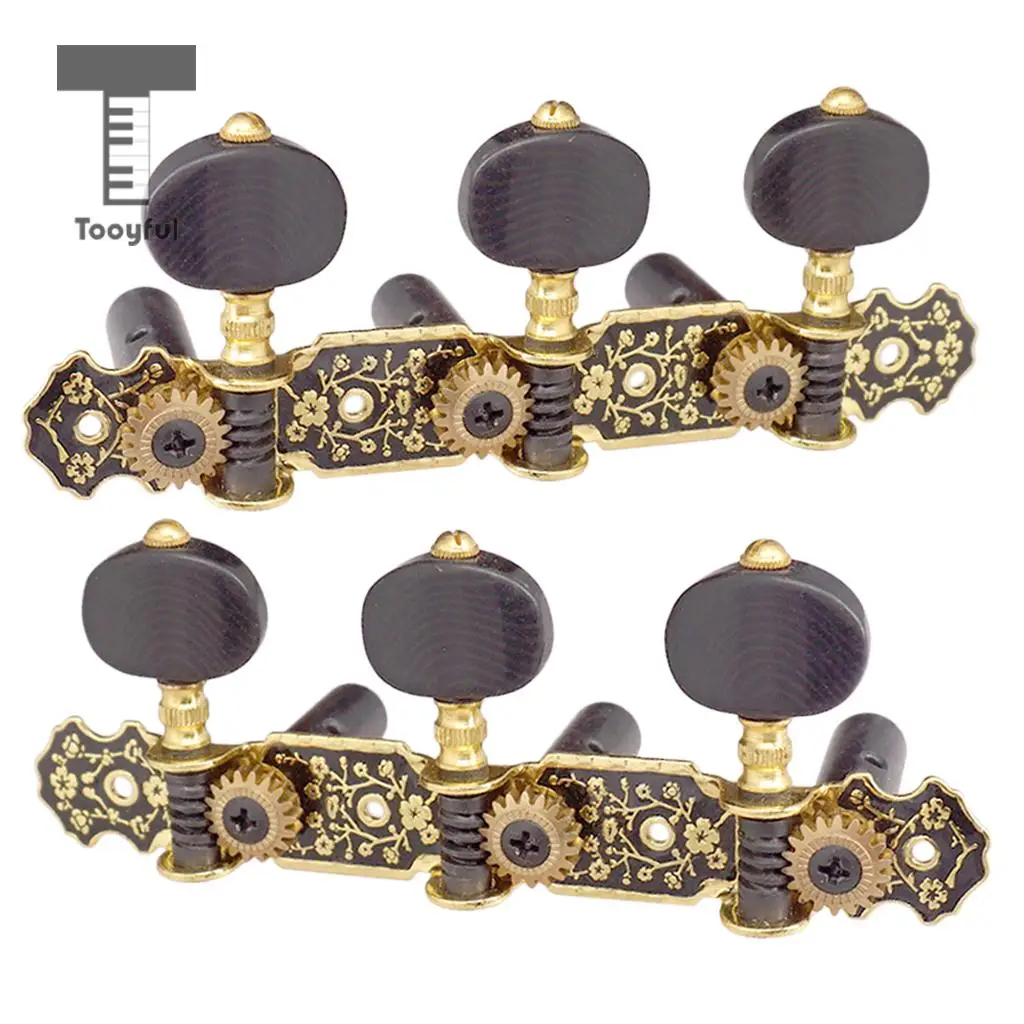 Tooyful 1 Pair Classical Guitar Tuning Pegs Machine Heads Tuners for Guitar Accessories