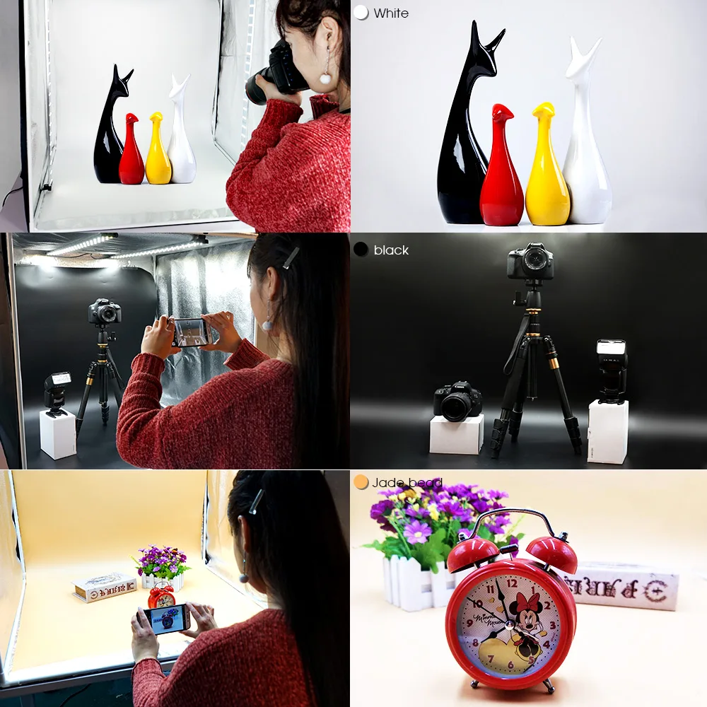Travor 80*80 см 31,5 Дюймов Dimmable фотостудия световой софтбокс лайтбокс Складная лампа коробка фотография Фон Съемка Палатка комплект