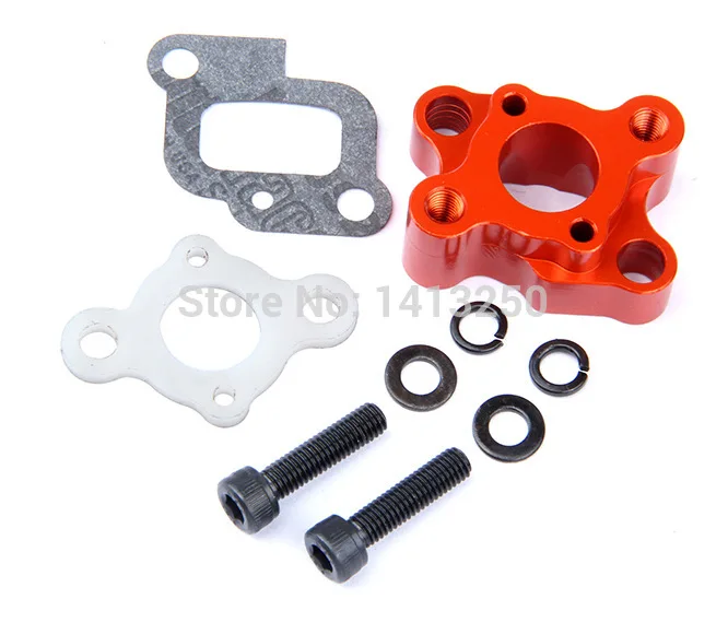 

CNC Intake Manifold Set FOR 23-30.5CC Gas Engine Zenoah CY HPI Baja 5b 5t 5sc losi 5ive T Rovan King Motor rc car parts