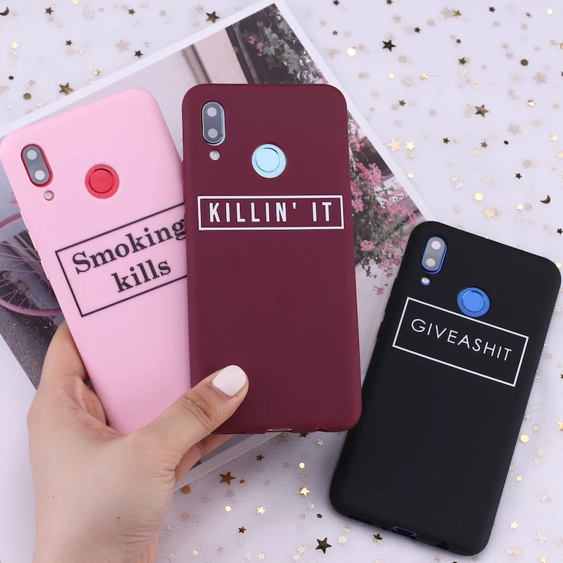 Силиконовый чехол для телефона Xiaomi Mi Redmi Note 5 6 7 8 9 10 lite Pro Plus с цитатами Tumblr курения
