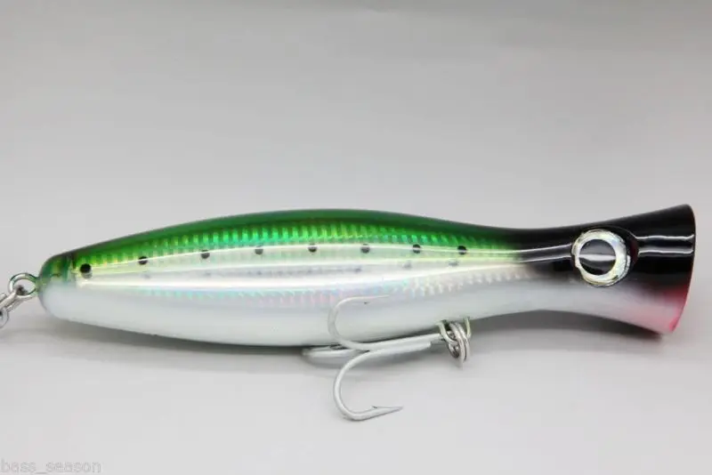 

Fishing Lure 158G 8" Saltwater Bait Slim Dumbbell GT Poppers Swimbait N427