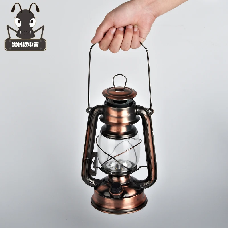 

Shipping retro outdoor lighting 18650 battery charging portable LED emergency camping tent decoration kerosene lantern SD17