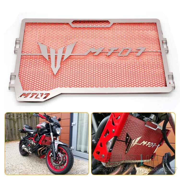 Stainless Steel Motorcycle Radiator Grille Guard Moto Protector Grill Cover Motor bike for Yamaha MT07 MT-07 mt 07 2014 2015-16 Stainless Steel Motorcycle Radiator Grille Guard Moto Protector Grill Cover Motor bike for Yamaha MT07 MT-07 mt 07 2014 2015-16