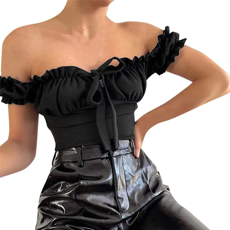 Новые модные женские летние сексуальный без рукавов твердый Slash-Neck top Solid гимнастический костюм Boho Beach элегантные женский комбинезон #4R08