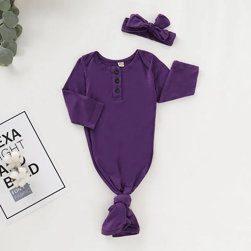 От 0 до 2 лет комплект осенней одежды для новорожденных спальный мешок; милый 2 шт. комплект для новорожденных Полосатый пеленки с цветами