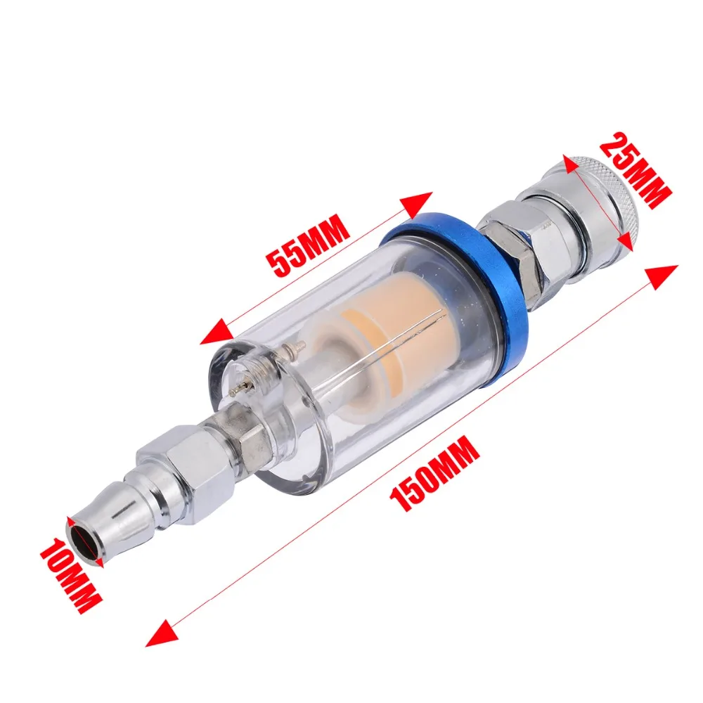 1/" мини-фильтр для воды, масляный фильтр для воды, фильтр для воздушного компрессора, распылитель, инструмент для компрессора, распылитель краски, воздушный фильтр компрессора