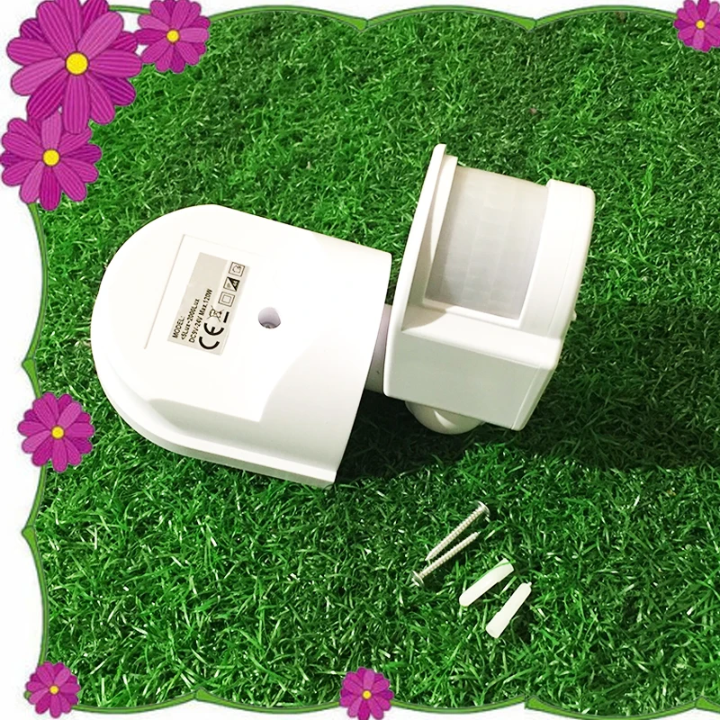 

Free shipping Automatic Adjustable Security Infrared Motion Sensor Switch Wall Light Lamp LED PIR Detector DC9-24V 180 Degree YY