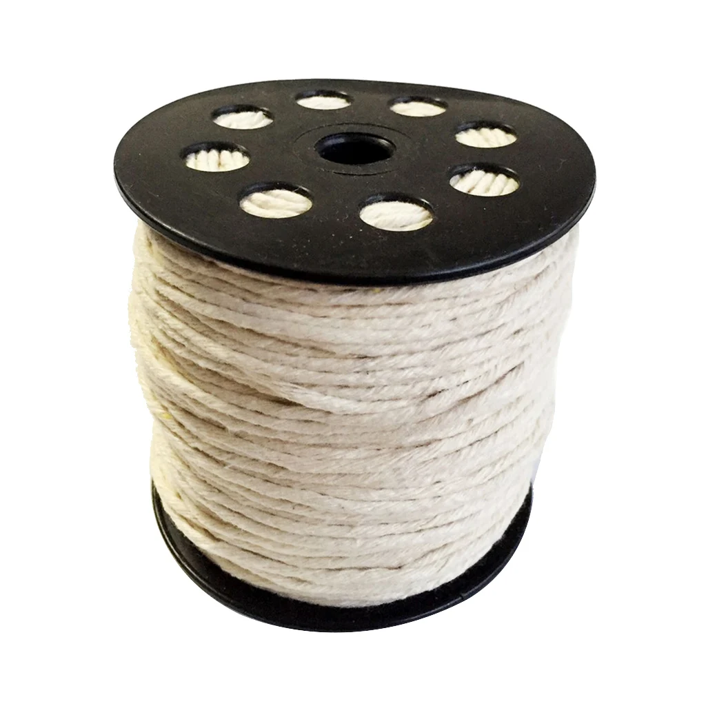 Оптовая продажа 100 м белый хлопковый шнур для одежды 2 мм|cotton rope|cotton rope cordsewing supplies |