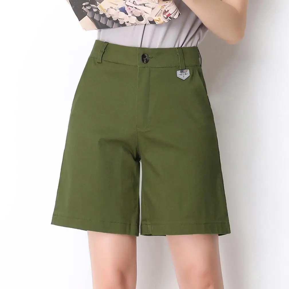 Korean 2017 OL Women Summer Wide Leg Pants High Waist
