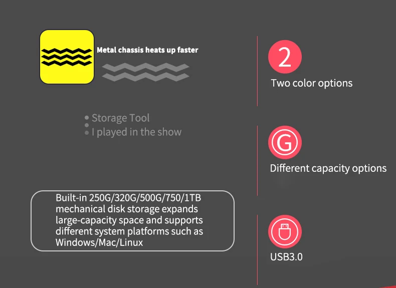 HDD 2,5 1 ТБ внешний жесткий диск 1to HD внешний накопитель USB 3,0 Портативный жесткий диск Harici 1 ТБ запасная Внешняя память