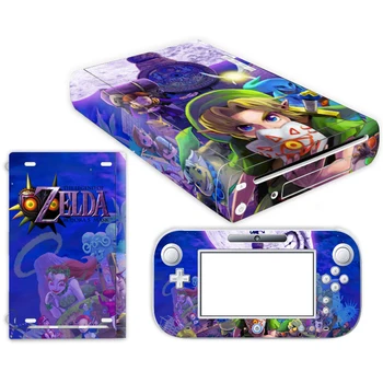 

The Legend of Zelda Skin Sticker for Nintendo Wii U Console Cover with Remotes Controller Skins For Nintend wii u sticker