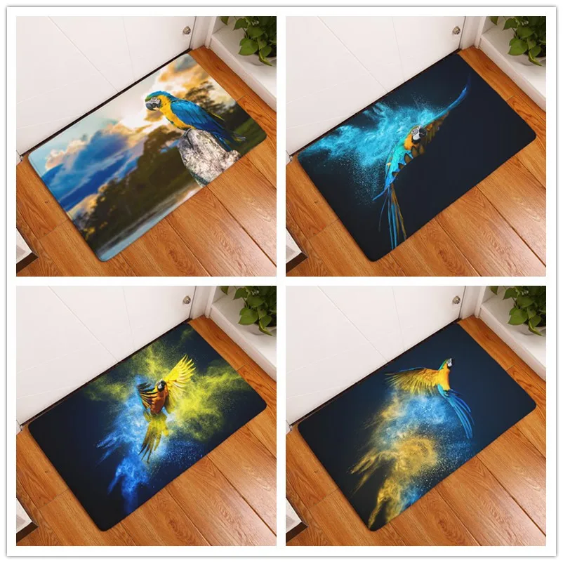 New Arrival Parrot Photo Print Dust-Proof Carpets Bathroon Mats
Anti-Slip Rugs 40X60or50x80cm