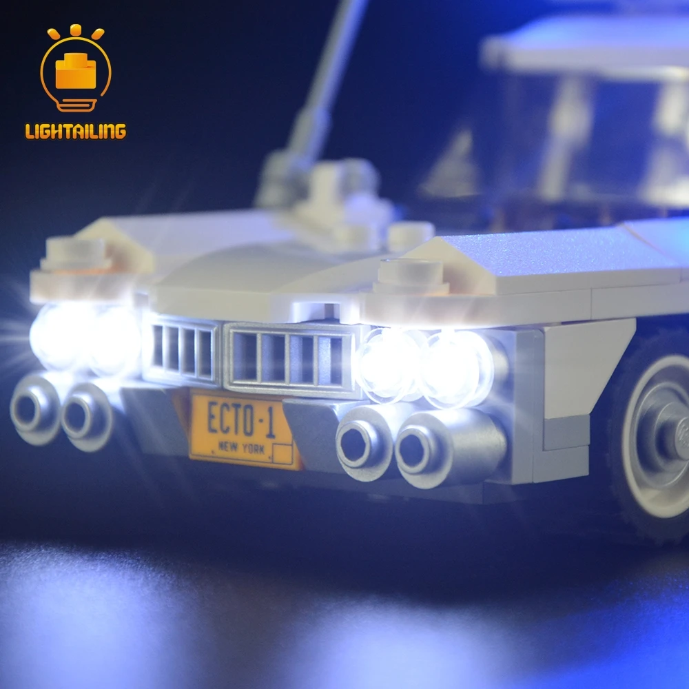 Kaufen LIGHTAILING Led Licht Up Kit Für Ghostbusters Ecto 1 Bausteine Modell Beleuchtung Set Kompatibel Mit 21108