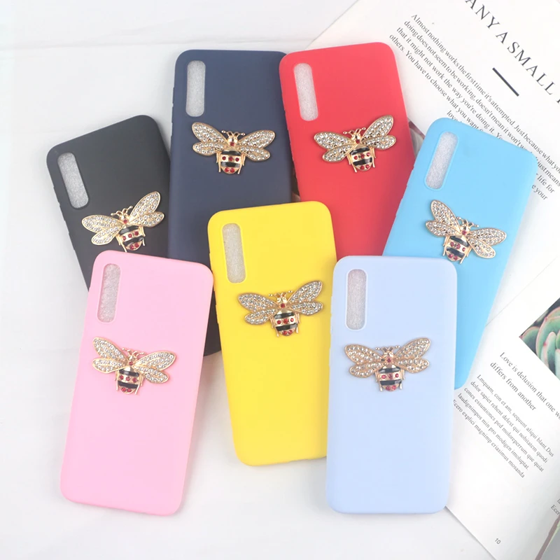 

Cartoon Bling Bee Diamond Soft Case for LG G3 G4 G5 G6 G7 Fit G7 One G8 ThinQ Q6a Q6 Plus Q7 2018 Q8 2017 Ultra-thin TPU Cover