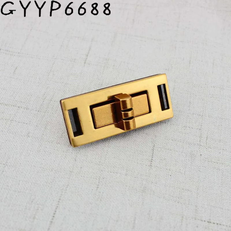 

2sets 15sets 51*22mm old gold gunmetal pressed Tuck locks briefcase Rectangle lock for genuine leather bag making square lock