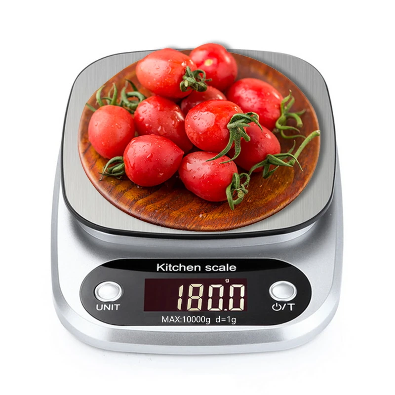 

KONCO Kitchen Digital Scale, 10kg/1g Portable Mini Digital Food Scale, Pocket Case Jewelry Weight Balance Electronic Scale