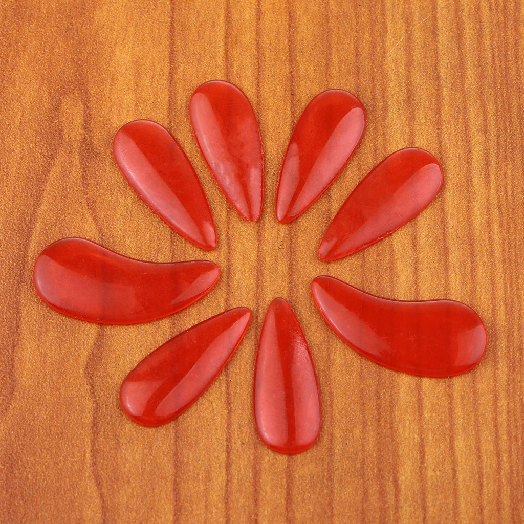

24 Pieces Groove Guzheng Finger Picks Fingernails Stringed Instruments Accessories for Beginners Durable