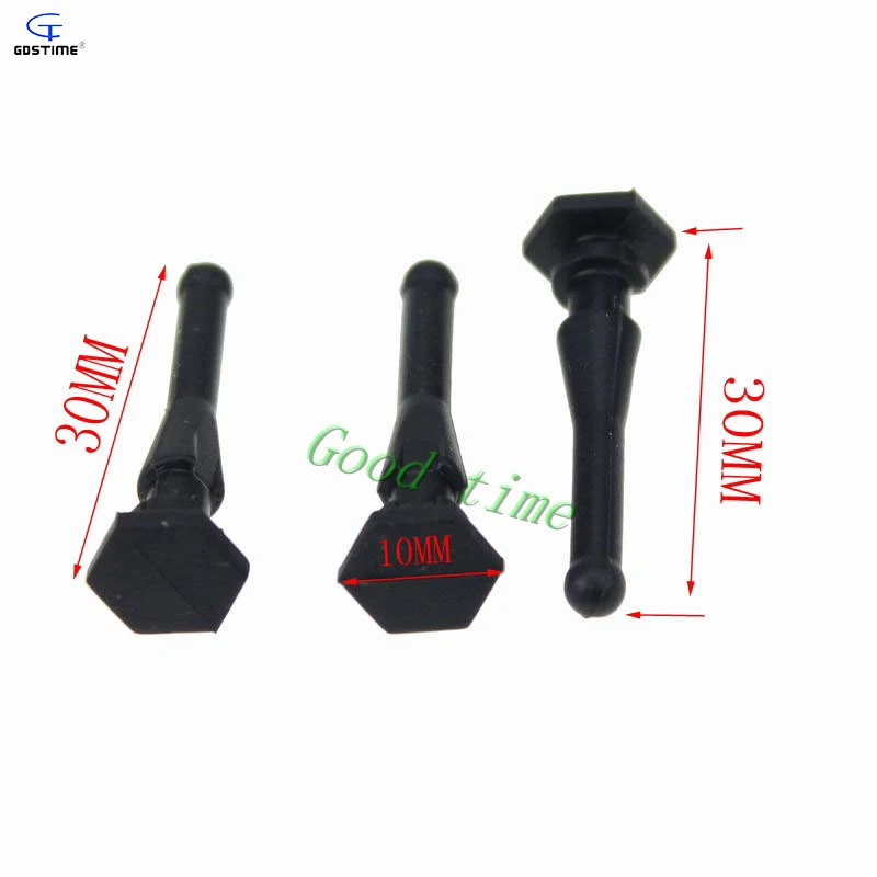

Gdstime 50pcs 30mm PC Fan Anti Vibration Mount Shock Absorption Nail Redution Noise Silicone Rubber Screws 3cm