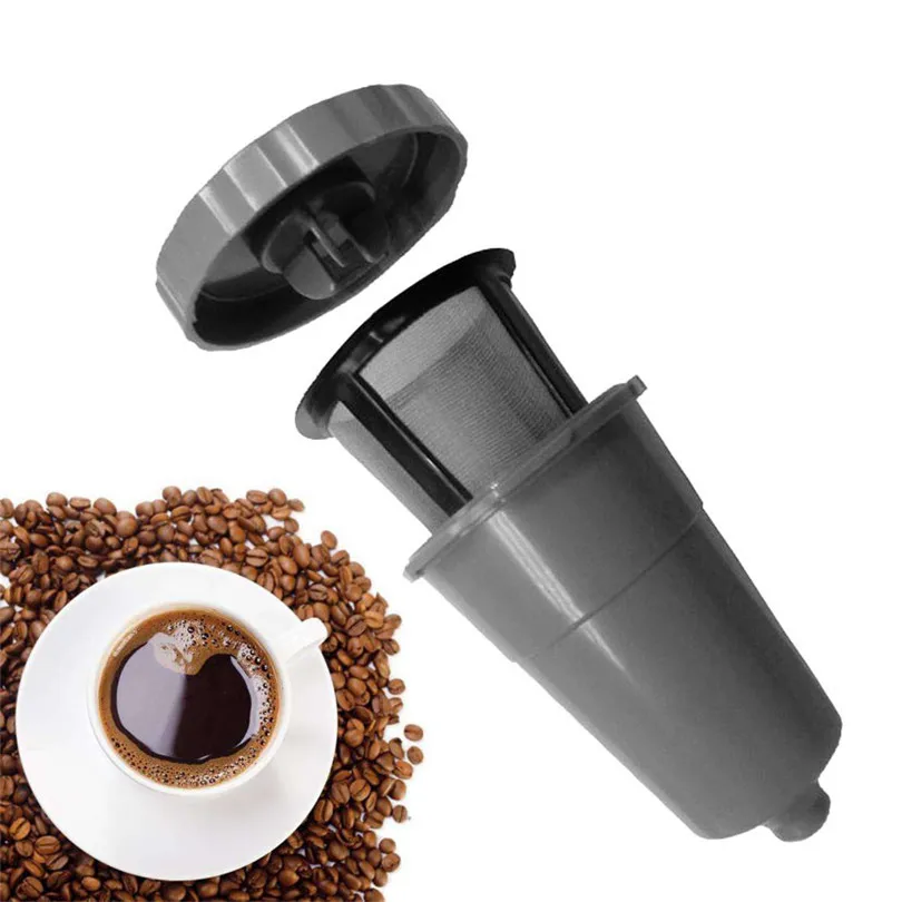 Hot Sale Food Grade Plastic Coffee Filter Reusable Replacement Coffee Filter Refillable Holder for Keurig My K-Cup  (4)