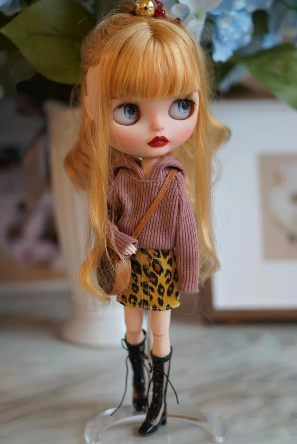 Blyth кукольный свитер толстовки шерстяное пальто 3 цвета доступны для Azone Licca Blyth OB24 Куклы Аксессуары для кукольной одежды