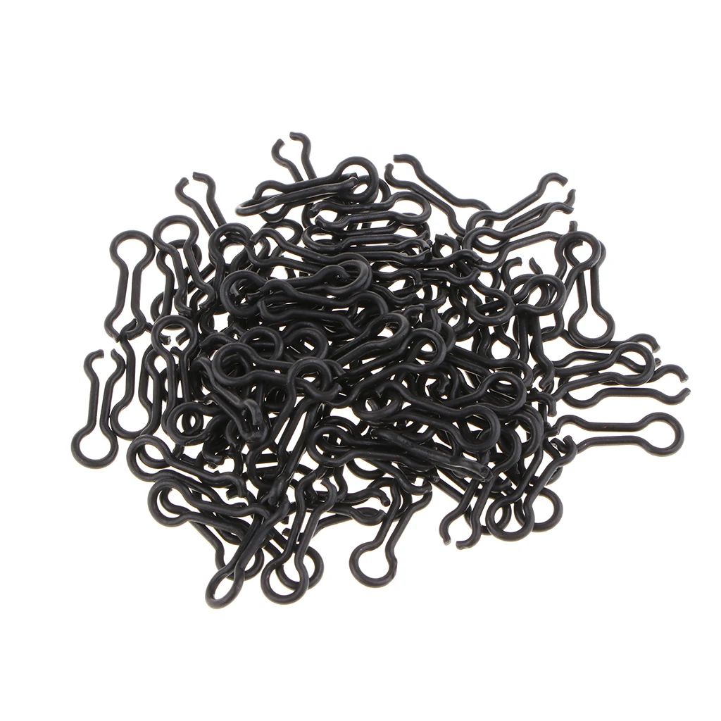 100pcs Stainless Steel Do It Mould Loops- Sinker Mould Eyes- Lead Making, Size S / L