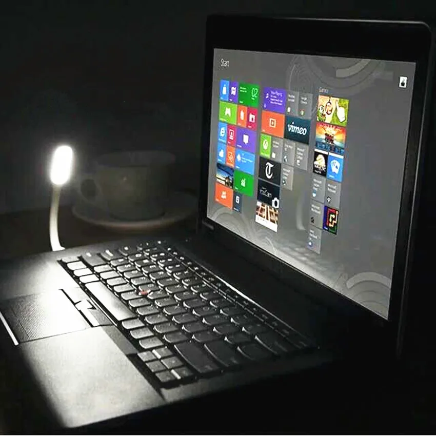 USB Мощность банк светодиодный Ночной светильник мини ноутбук LED Настольная лампа