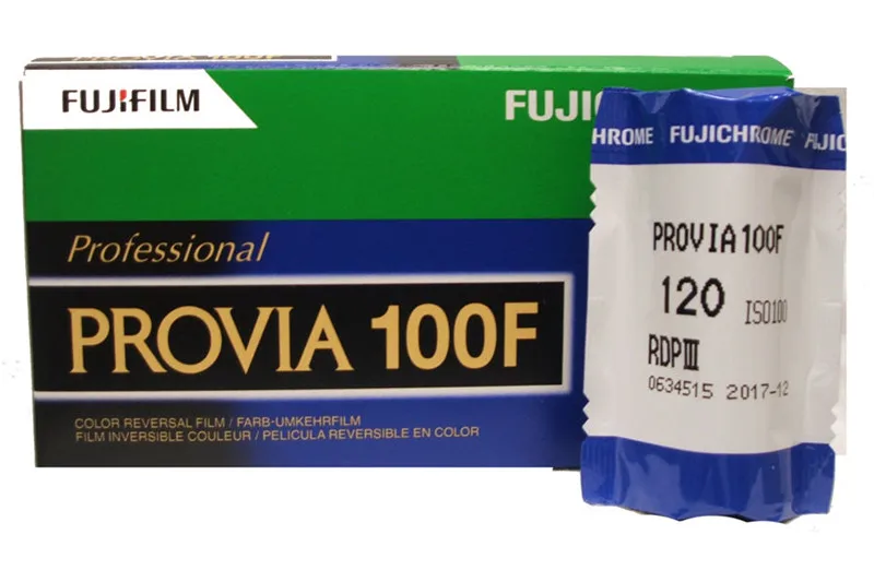 5 рулонов Fuji Professional PROVIA 100F 120 среднего формата скользящая пленка