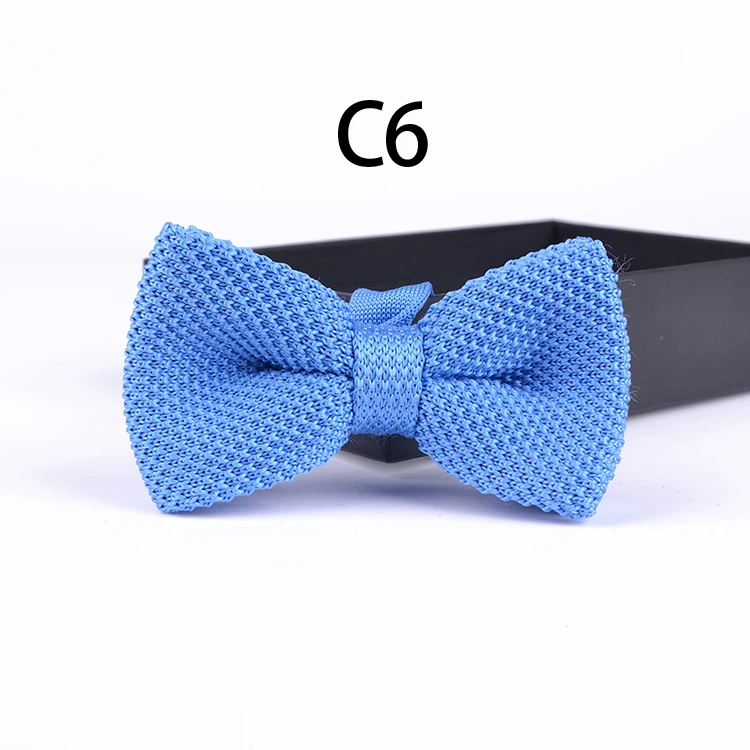 Стильный трикотажные бабочкой модная красивая бабочкой взрослых Bowties вязать Для мужчин галстук для путешествий C2