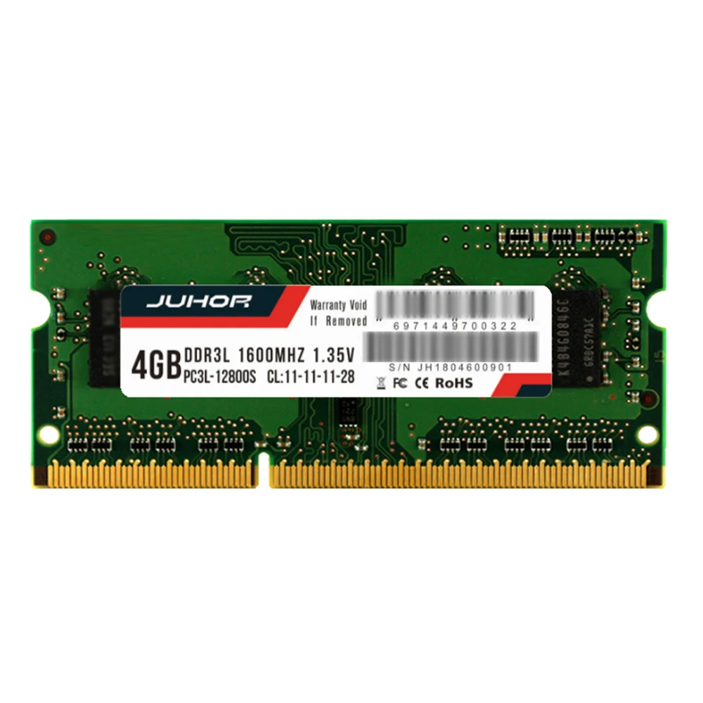 

4GB 8GB Laptop Notebook Memory Ram DDR3L1600mhz PC3-12800S 204PIN SODIMM