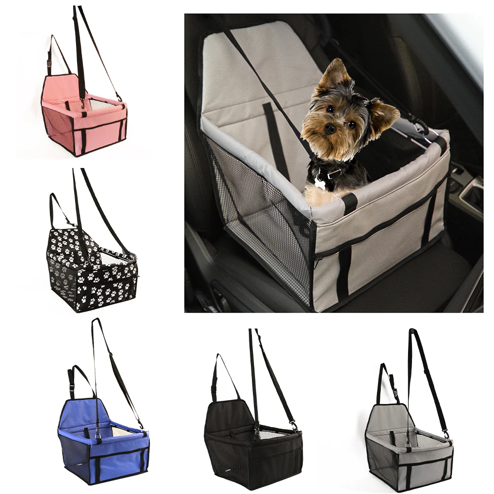 Автокресло для собак переносная переноска для собак переносное сиденье для собак дышащее сиденье с карманом для хранения на молнии для маленьких средних домашних животных
