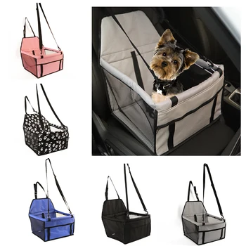 

Dog Car Seat Dog Carrier Portable Pet Dog Booster Car Seat Breathable with Zipper Storage Pocket for Small Medium Pet Carrier