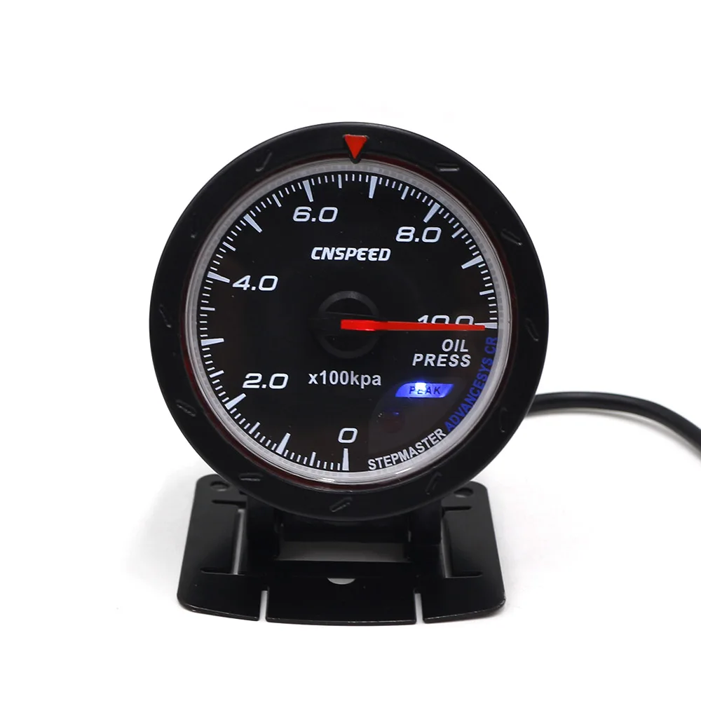Автомобильный манометр давления масла CNSPEED 60 мм 0 10 бар измеритель с датчиком