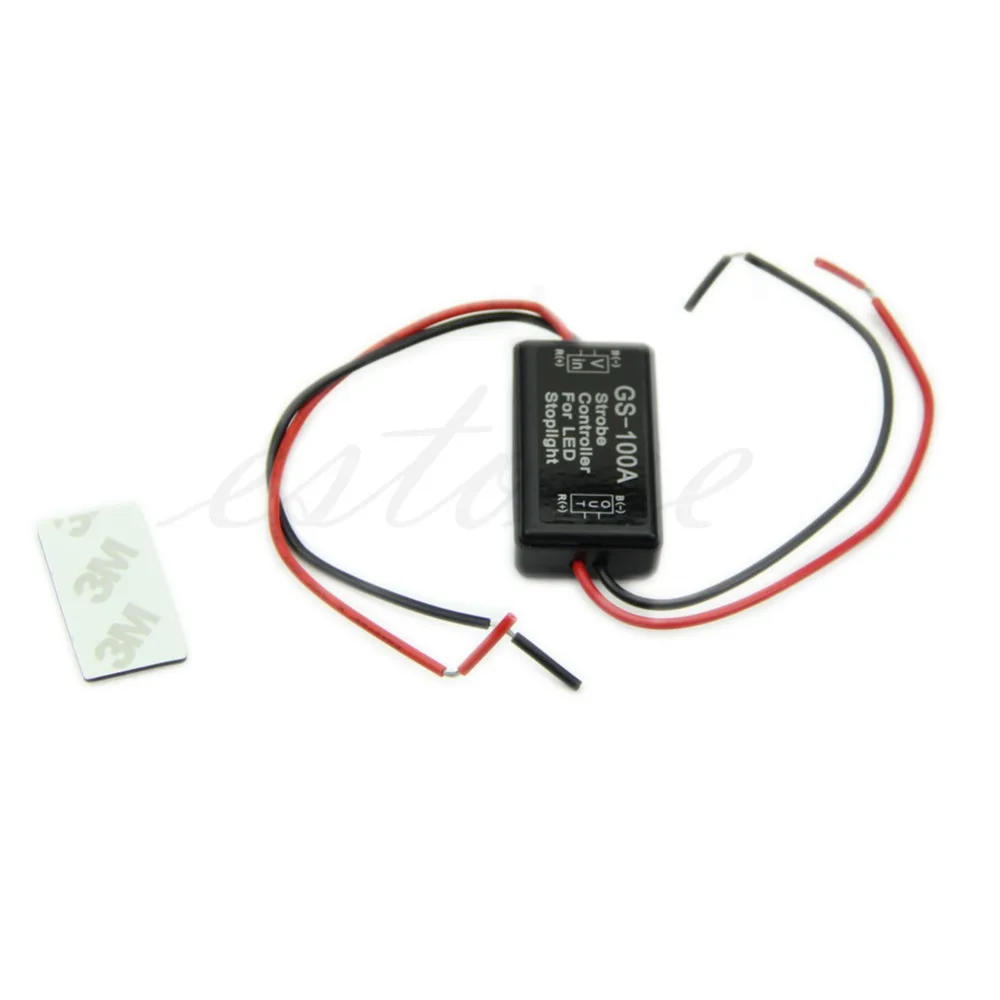 Flash Strobe Controller Flasher Module For LED Brake Stop Light 12Vin