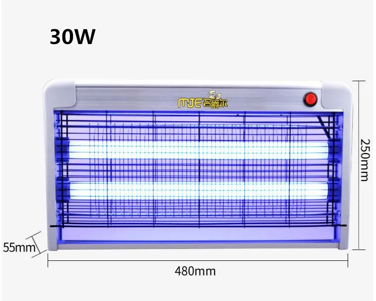 Эффективная Электронная ловушка для насекомых Buzz UV лампа для насекомых Zapper комары от мотыльков, мух для усов ОСА Жук вредитель 20 Вт для помещений - Мощность в ваттах: A set of 30W