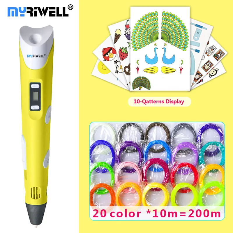 myriwell 3d pen 3d pens,LED display,ABS/PLA Filament,3 d pen 2018Smart3d printed pen Best Gift for Kids3d print pen3d model myriwell 3d pen 3d pens,LED display,ABS/PLA Filament,3 d pen 2018Smart3d printed pen Best Gift for Kids3d print pen3d model