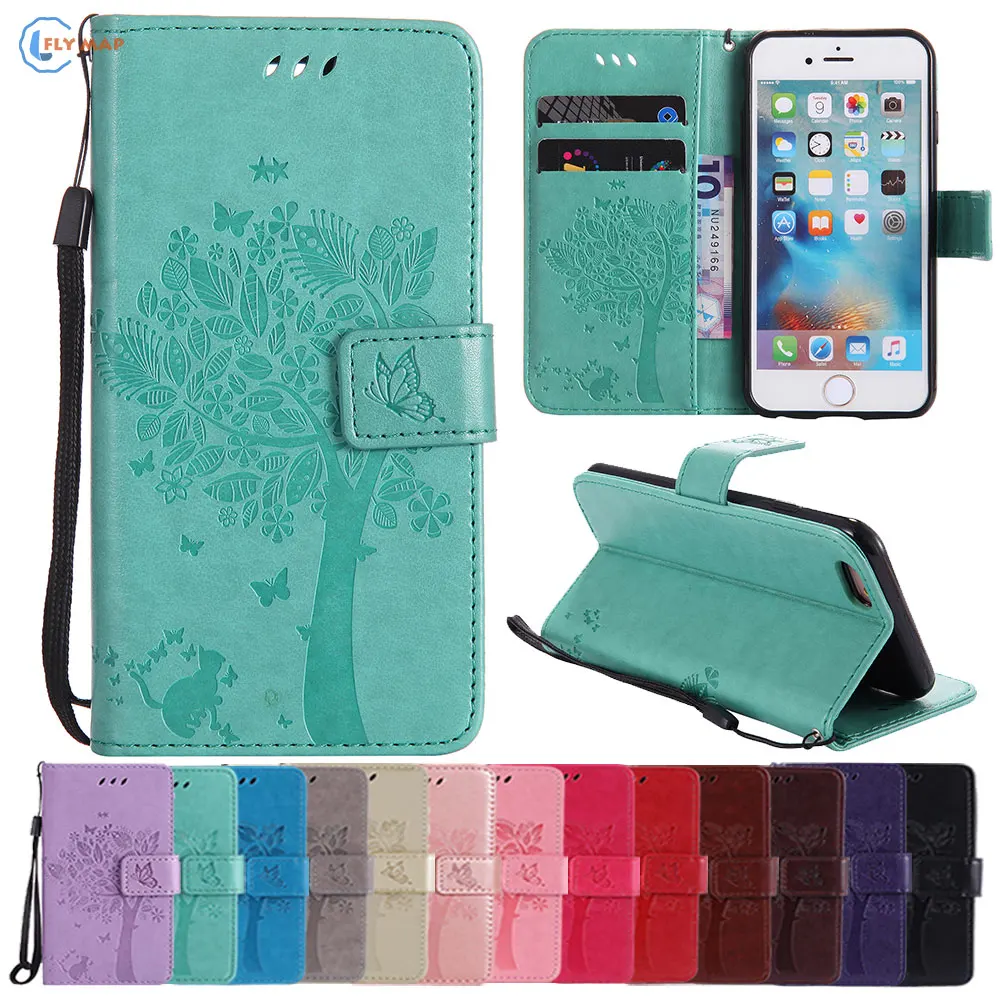 Coque For Apple iPhone 6S 4.7'' inch TPU Wallet Shell Flip Mobile Phone Leather Case Cover iPhone6S Silicone Capa Box | Мобильные