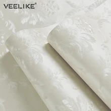 Роскошная Цветочная Дамасская самоклеящаяся настенная бумага ПВХ Виниловая Водонепроницаемая настенная бумага для домашнего декора гостиной спальни настенный Декор