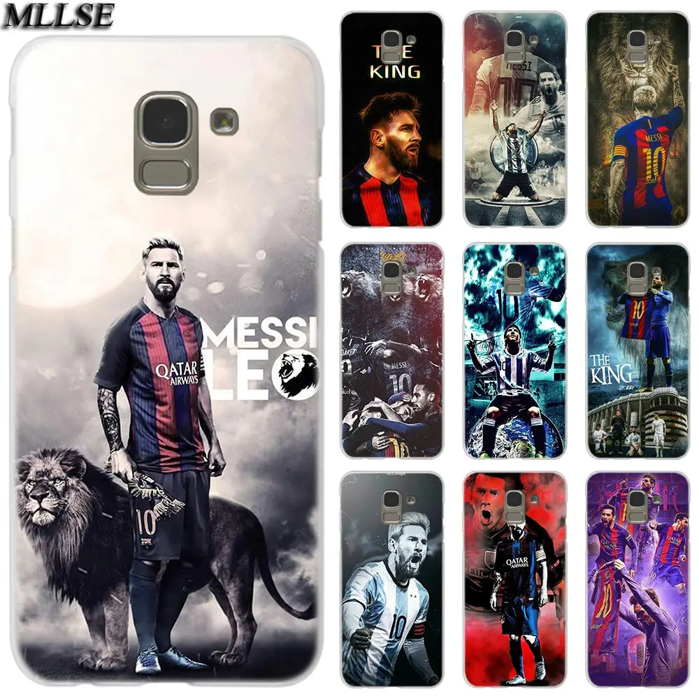 

MLLSE Footballer Lionel Messi The King Case Cover for Samsung Galaxy J2 J4 CORE J3 J5 J7 2016 2017 EU J8 J6 2018 J4 Plus J7Prime