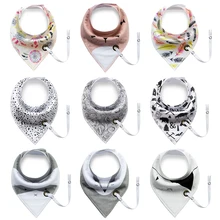 29 стилей, одежда для кормления новорожденных, хлопковые детские нагрудники, бандана, треугольная Слюна