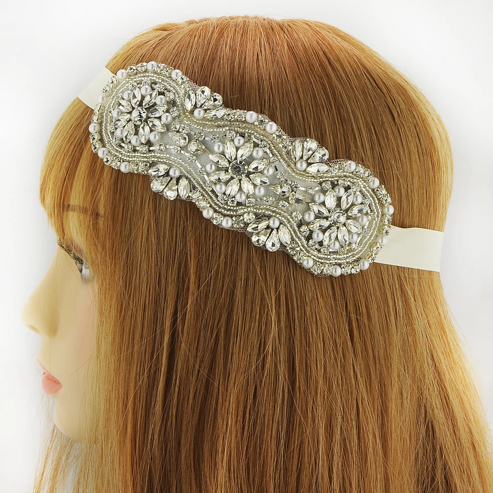 White Wedding Hair Accessories For Bridesmaid Hairpins Elegant Bridal