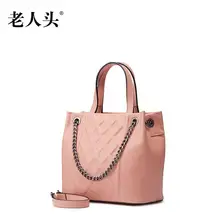 LAORENTOU high quality luxury fashion brand handbag diagonal package 2016 new counter genuine leather bag, famous women