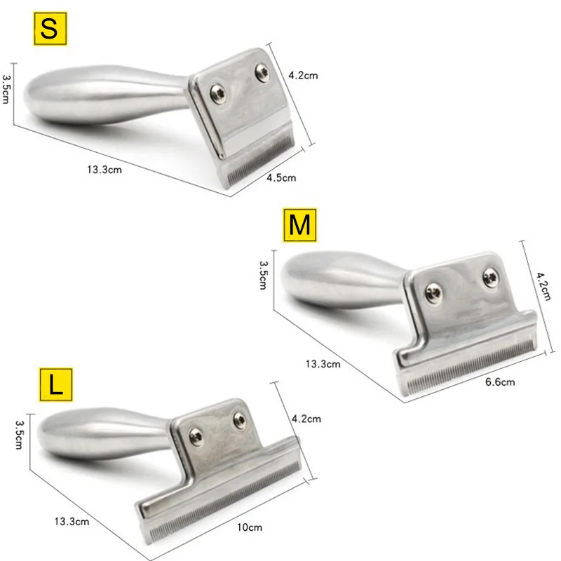 Профессиональная расческа для ухода ха шерстью животных для кошек триммер для ухода за волосами Расческа инструмент для удаления волос