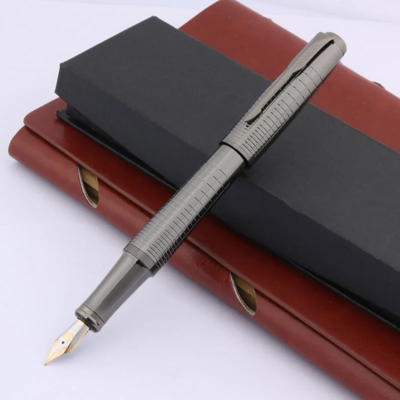 OFFICE Iridium Authentic fashion Portable Gun grey Classic style GIFT fountain pen