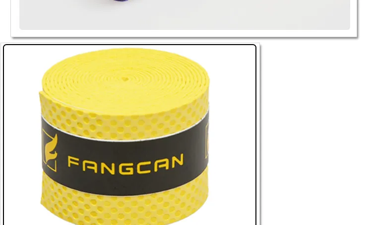 1 шт. FANGCAN Stiletto PU Grip Badminton Grip Нескользящая поглощающая пот искусственная Теннисная ракетка для бадминтона 7 цветов